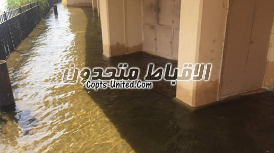 بالصور.. المياه تجتاح كنيسة العذراء بالمعادى واستغاثات لإنقاذها بعد ارتفاع منسوب النيل