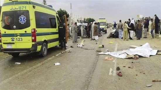حادث مروع لأتوبيس قادم من شرم الشيخ 