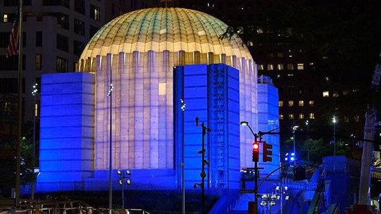 الأنبا نيقولا أنطونيو : إضاءة كنيسة القديس نيقولاس بنيويورك لأول مرة تكريما لضحايا 11 سبتمبر