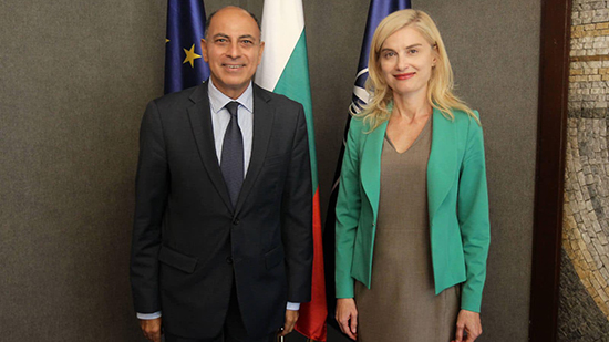 سفير مصر لدى بلغاريا يلتقي نائبة وزير الخارجية