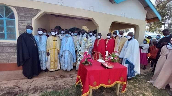 تدشين كنيسة ارثوذكسية جديدة في أسقفية نيري وشرق كينيا