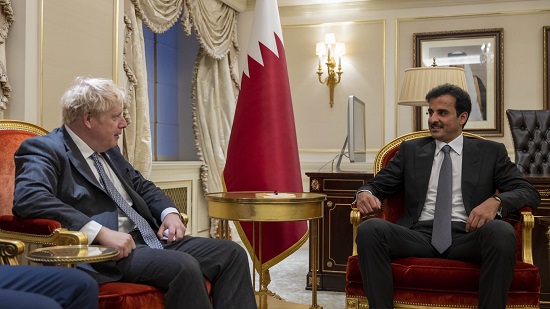 أمير قطر-رئيس الوزراء البريطاني