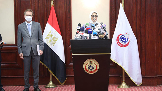 وزيرة الصحة توجه الشكر لألمانيا لدعمها مصر بـ 2.3 مليون جرعة من لقاحات كورونا 