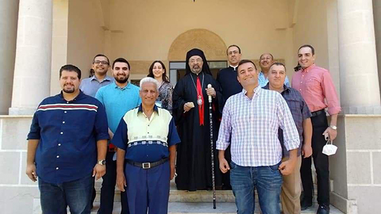 البطريرك إبراهيم إسحق يستقبل ممثلي ورؤساء حركات الاتحاد العالمي المسيحي للطلبة