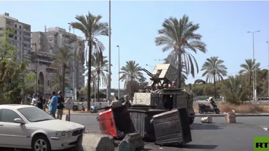  مشاهد جديدة من اشتباكات وإطلاق نار وسط بيروت