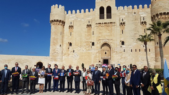 قلعة قايتباي تستضيف 15 سفيرا من الدول الأبيرو أمريكية