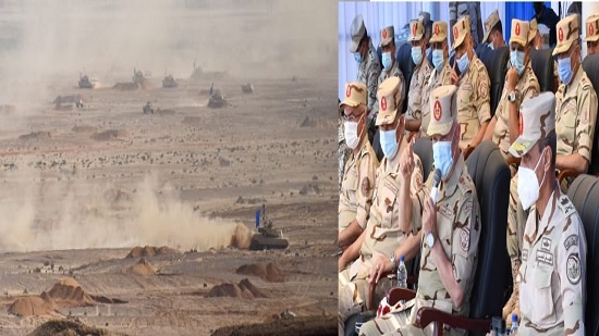  رئيس الأركان يشهد المشروع التكتيكى لإحدى وحدات الجيش الثالث الميداني (صور)