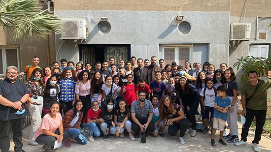 الأنبا باخوم يشهد تجمع المرحلة الإعدادية لكنائس القاهرة ومشاركة فريق CST 