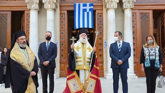 البابا ثيودروس الثاني من احتفال الجالية اليونانية بالعيد الوطني : تحيا اليونان وتحيا مصر