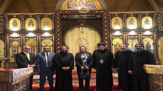  أسقف الكنيسة القبطية بميلانو يستقبل السفير المصري