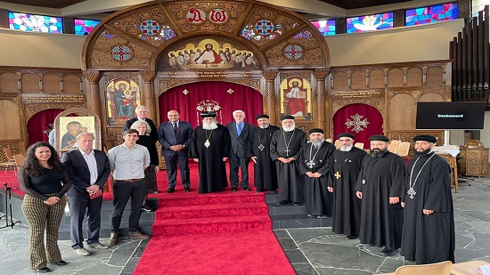  افتتاح كنيسة العذراء والبابا كيرلس بهولندا بعد تجديدها