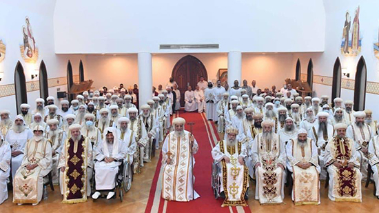 بالصور.. قداس العيد التاسع لتنصيب البابا تواضروس الثاني بكنيسة التجلي