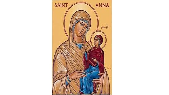 القديسة حنة والدة القديسة العذراء مريم والدة الإله 