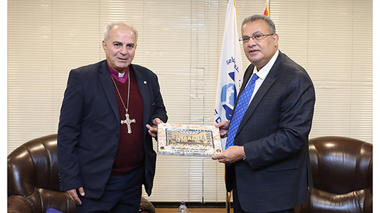 رئيس الطائفة الإنجيلية يستقبل مطران الكنيسة الإنجيلية اللوثرية في الأردن والقدس