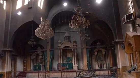  المشدد 5 سنوات لمتهمين اثنين بحرق كنيسة كفرحكيم في كرداسة