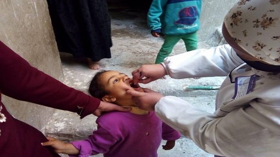 انطلاق الحملة القومية للتطعيم ضد شلل الأطفال اليوم