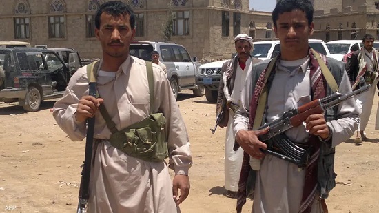 أرشيفية لعناصر من ميليشيا الحوثي الإرهابية