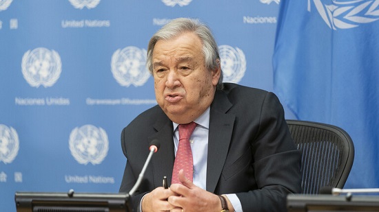 الأمين العام للأمم المتحدة، أنتونيو غوتيريش