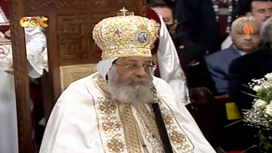 شاهد.. البابا تواضروس يصلى قداس عيد الغطاس من الكنيسة المرقسية بالإسكندرية