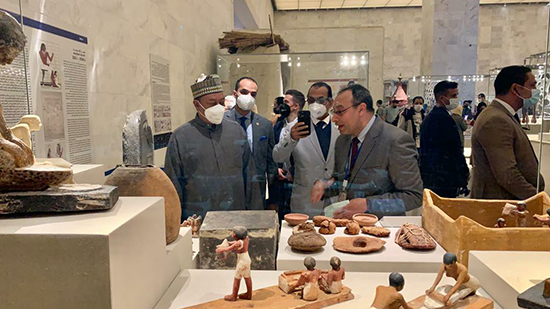  الأمين العام لمنظمة الأوبك يزور المتحف القومي للحضارة المصرية بالفسطاط