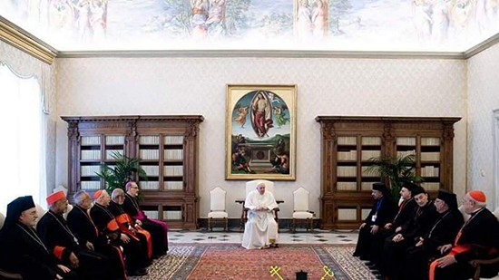 البابا فرنسيس يستقبل بطريرك الأقباط الكاثوليك بمصر 