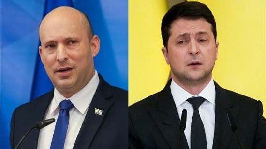  رئيس أوكرانيا ورئيس حكومة اسرائيل