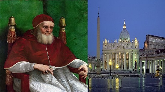 في مثل هذا اليوم ... البابا يوليوس الثاني يضع حجر الأساس لبناء كاتدرائية القديس بطرس في الفاتيكان