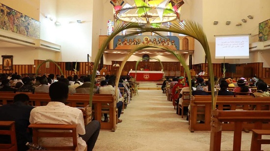 الخدمة السودانية بالكنيسة الأسقفية تحتفل بأحد السعف