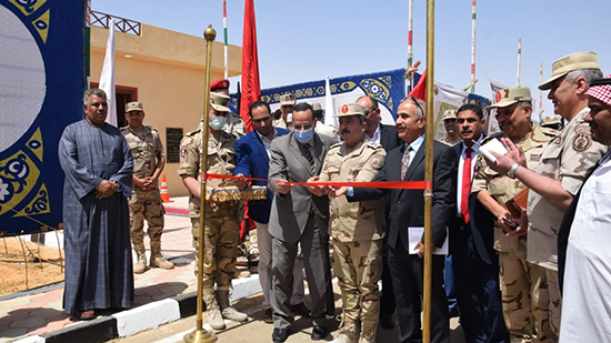 القوات المسلحة تفتتح تجمع تنموى جديد بمحافظة شمال سيناء