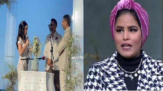ابنة احمد راتب تنتقد حفل زفاف محمد فراج  وبسنت