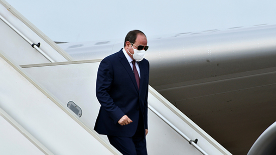  الرئيس السيسي يعود إلي أرض الوطن بعد زيارة الإمارات