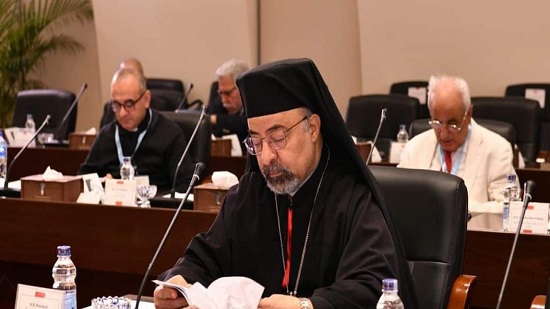  البطريرك ابراهيم اسحق يشهد اليوم الثالث من الجمعية العمومية الثانية عشر لمجلس كنائس الشرق الأوسط