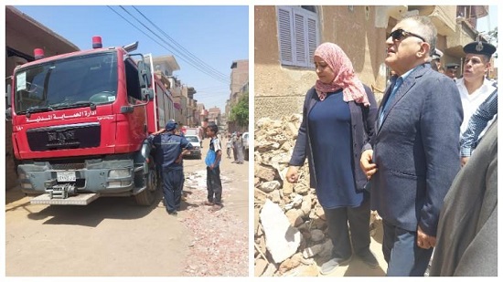 مصرع طفلتين شقيقتين في انهيار منزل بسوهاج 