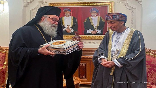 بطريرك أنطاكية للروم الأرثوذكس يلتقي نائب رئيس الوزراء العماني