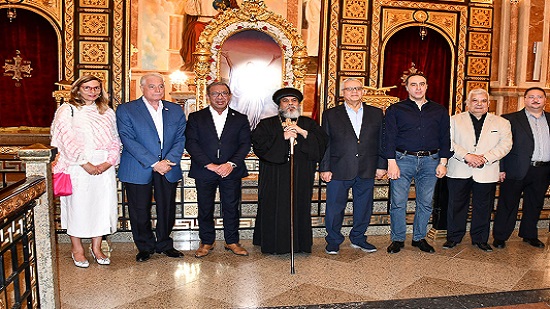  زيارة رئيس الاتحاد البرلماني الدولي لكاتدرائية السمائيين بشرم الشيخ