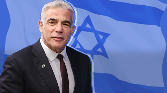 رئيس الوزراء الاسرائيلي الجديد، يائير لابيد