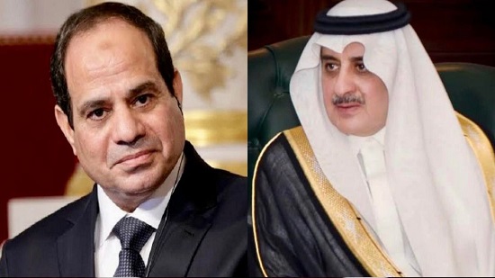  السيسى يتلقى اتصالًا هاتفيًا من فهد بن سلطان بن عبدالعزيز آل سعود أمير تبوك