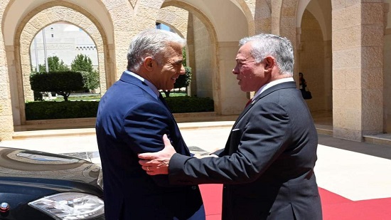 رئيس وزراء اسرائيل يلتقي العاهل الاردني