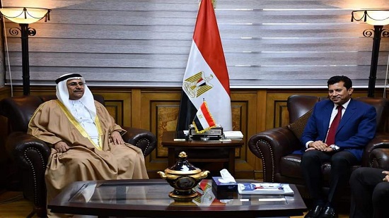 د.اشرف صبحي  يلتقي رئيس البرلمان العربي  
