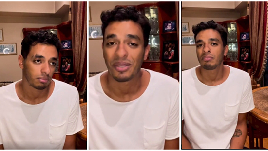  الظهور الأول لمحمد يسري بعد تعرضه لجلطة في القلب - فيديو