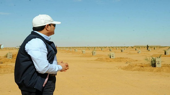  الرئيس السيسي يوجه بمضاعفة الرقعة الزراعية في توشكي
