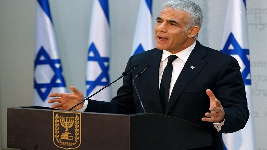 رئيس الوزراء الاسرائيلي يائير لابيد