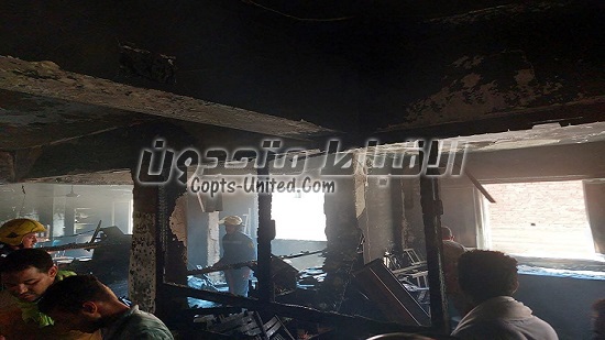 استشهاد 3 أطفال ووالدتهم في حريق كنيسة أبوسيفين