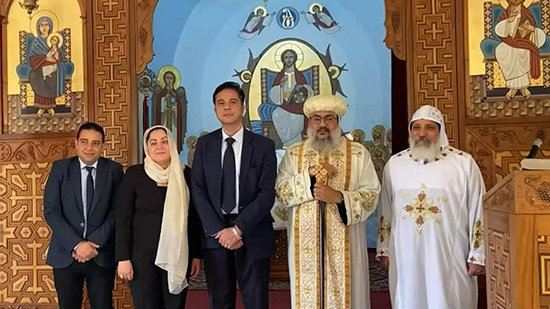 زيارة السفير المصري للكنيسة القبطية في بوليڤيا ولقاء محافظ سانتا كروس