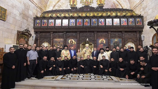 البطريرك يوحنا العاشر يترأس القداس في كنيسة دير سيّدة البلمند بمناسبة إفتتاح العام الدراسيّ