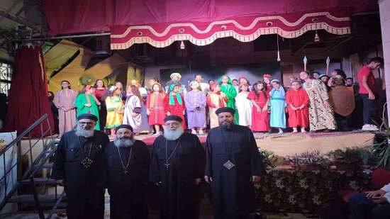  كنيسة مارمينا ببورسعيد تقيم الحفل الثاني لختام النشاط الصيفى 