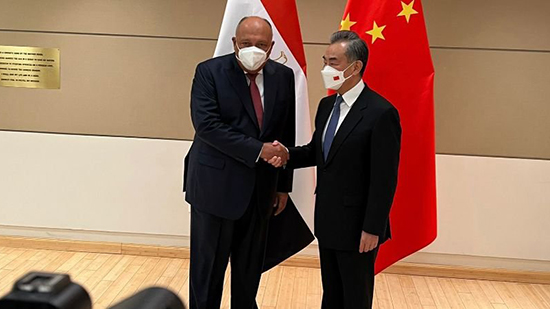  وزير الخارجية يلتقي مستشار الدولة وزير خارجية الصين