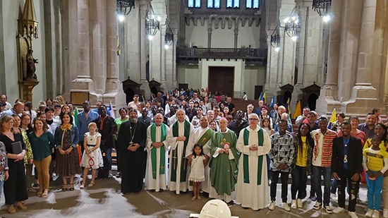 الكنيسة القبطية بإسبانيا تشارك في يوم المهاجر واللاجيء