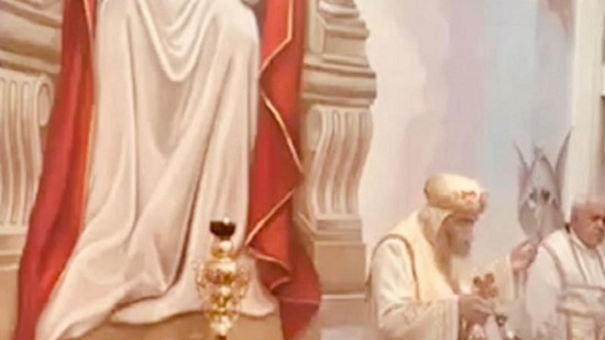 مطران بور سعيد يترأس القداس بكنيسة القديسة فيرينا بفلوريدا