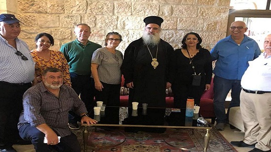 مطران القدس يستقبل وفدا من الكنيسة الارثوذكسية الانطاكية في امريكا الشمالية